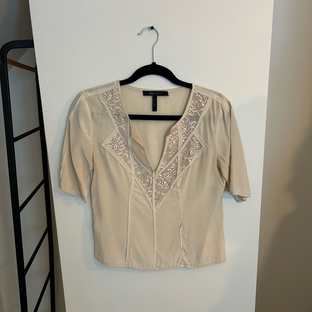 BCBGMAXAZRIA Silk Blouse